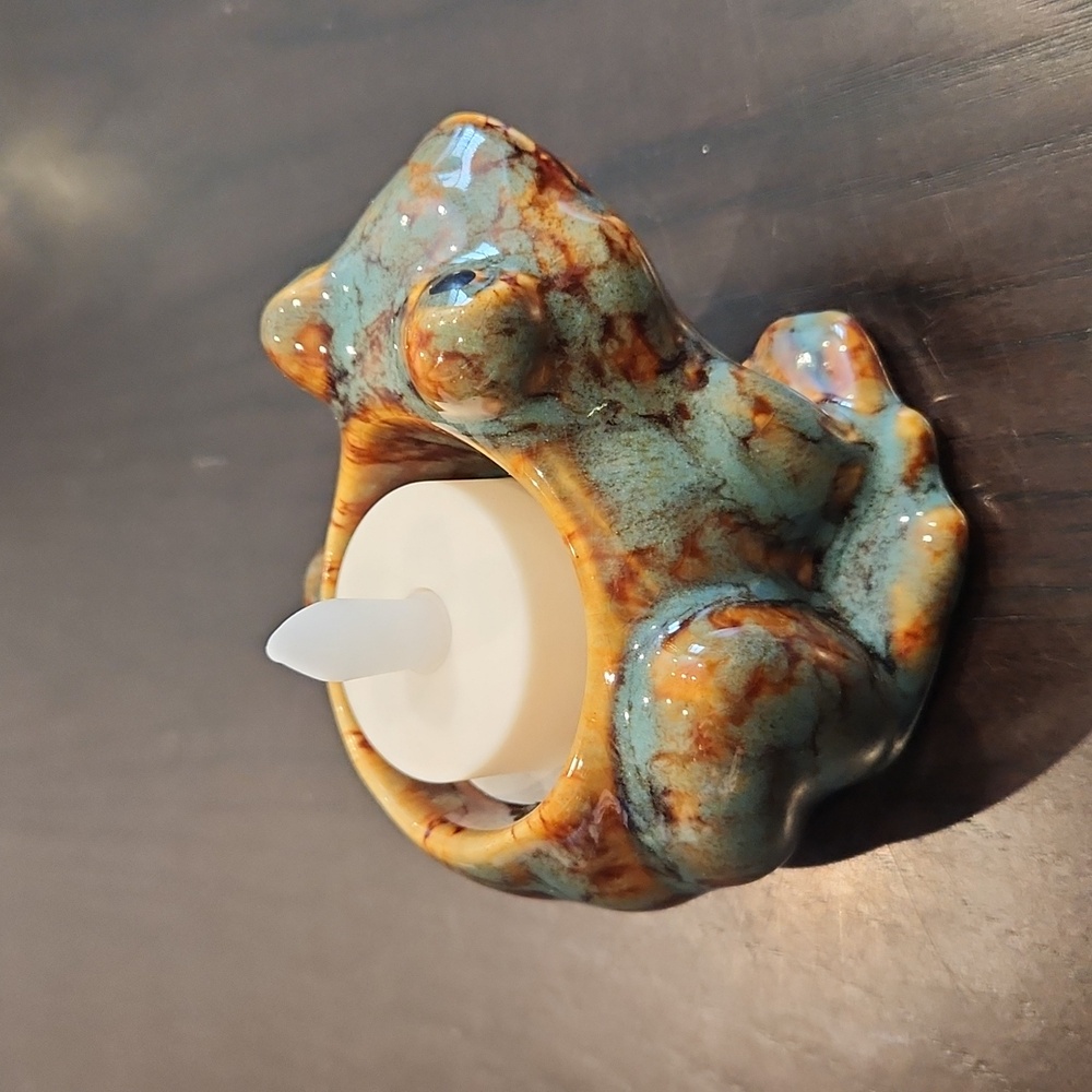 PIER 1 Import Frog Tealite Holder, NEW - Picture 15 of 16